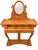 Cherrywood Console Dressing Table with Adjustable Oval Mirror, 1970s For Sale - Image 6 of 11