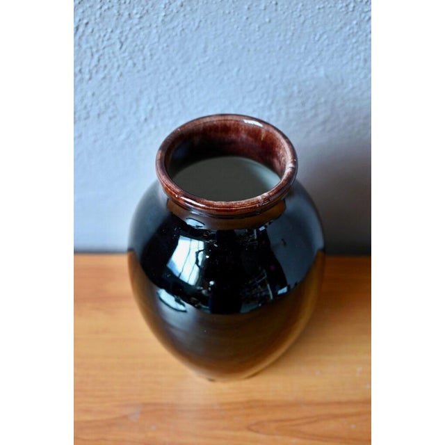 Ceramic Large Ceramic Vase from Potters of Accolay, France, 1960s For Sale - Image 7 of 11