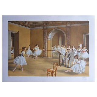 After Edgar Degas, The Dance Class, Lithograph For Sale