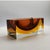 Vintage Rectangular Ashtray or Catch-all in Murano Glass by Flavio Poli for Seguso. Two Stuuning Submerged colors: Brown...