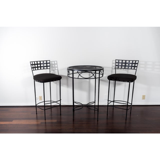 Gorgeous Classic Amalfi collection originally bought from Janus et Cie showroom. This tall Bar table is part of the top of...