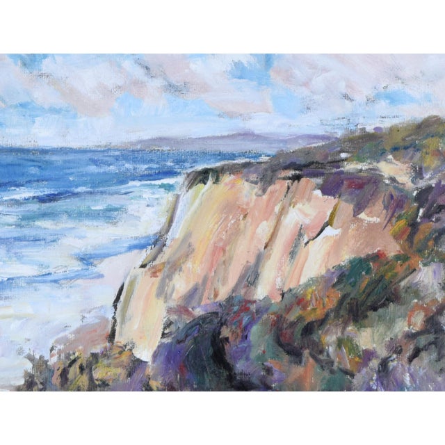 2020s Contemporary Impressionst Coastal Seascape Oil Painting For Sale - Image 5 of 7