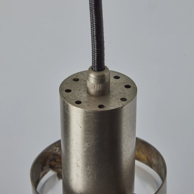 Stilnovo Large 1960s Stilnovo Faceted Diffuser Pendant Lamp For Sale - Image 4 of 12