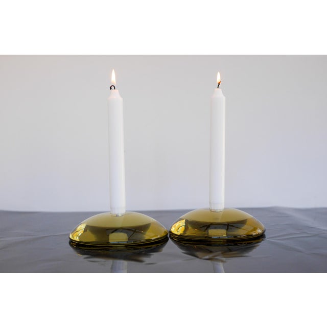 Glass Candleholders by Anne Nilsson for Kosta, 2000s, Set of 2 For Sale - Image 15 of 18