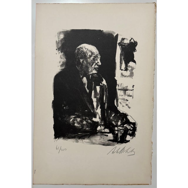 Arbit Blatas (1908 – 1999) Hand signed and numbered to lower edge Ecole de Paris Portrait Printed on Arches French deckle...