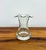 Glass Vintage Hand Blown Glass Ruffled Vase For Sale - Image 7 of 7