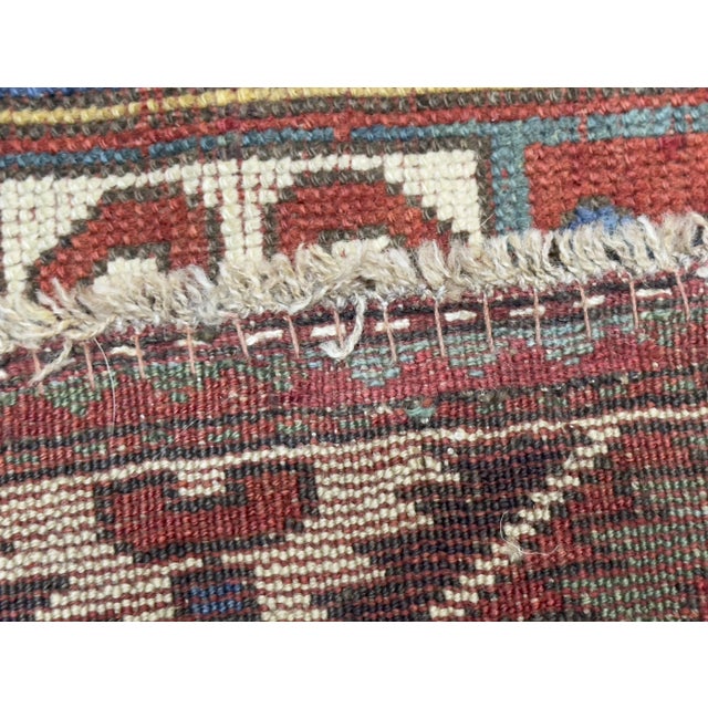 Antique Fakhralou Kazak Rug 3'11" X 5’11" For Sale - Image 4 of 8