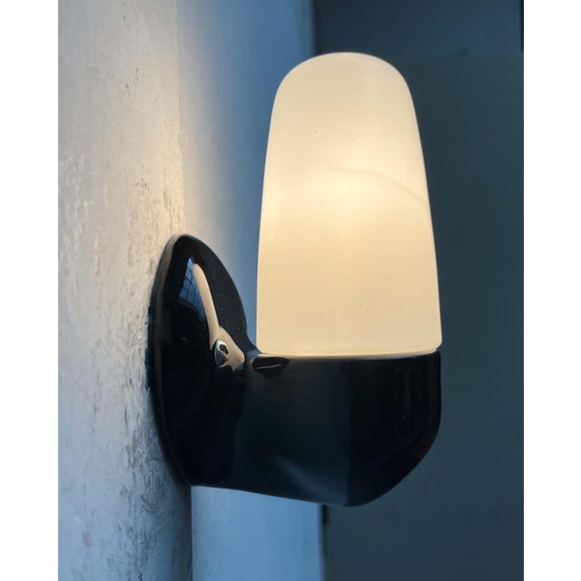 Mid-Century Modern German Ceramic 6067 Sconce by Wilhelm Wagenfeld for Lindner, 1950s For Sale - Image 6 of 18