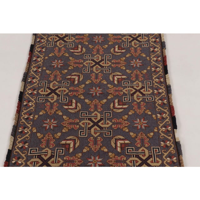 Traditional Antique Swedish Tapestry With All-Over Geometric & Symbolic Design - Rug & Kilim For Sale - Image 3 of 10