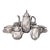 1930s Rudolf Wachter Bavaria Coffee Service, Floral W/ Sterling Trim - Set of 11 For Sale