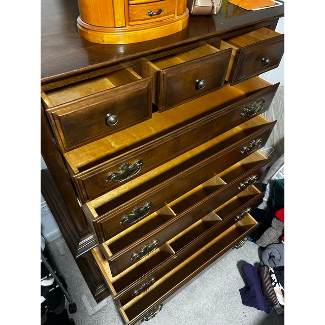 1970s 1970s Ethan Allen Classic Manor Chest of Drawers For Sale - Image 5 of 6