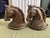 Early 20th Century Pair of Vintage Cast Metal Horse Bust Bookends by Gladys Brown for Dodge, Inc., Early 20th Century For Sale - Image 5 of 6