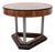 Art Deco Modernist Walnut & Chrome Table, C1930 For Sale