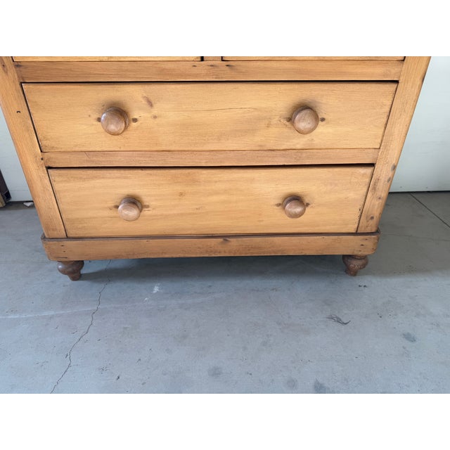 Antique Pine Two Over Two Drawers - Chest of Drawers From England For Sale - Image 12 of 18
