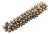 Vintage 1960s Signed Napier Goldtone Machined Balls Charm Bracelet For Sale