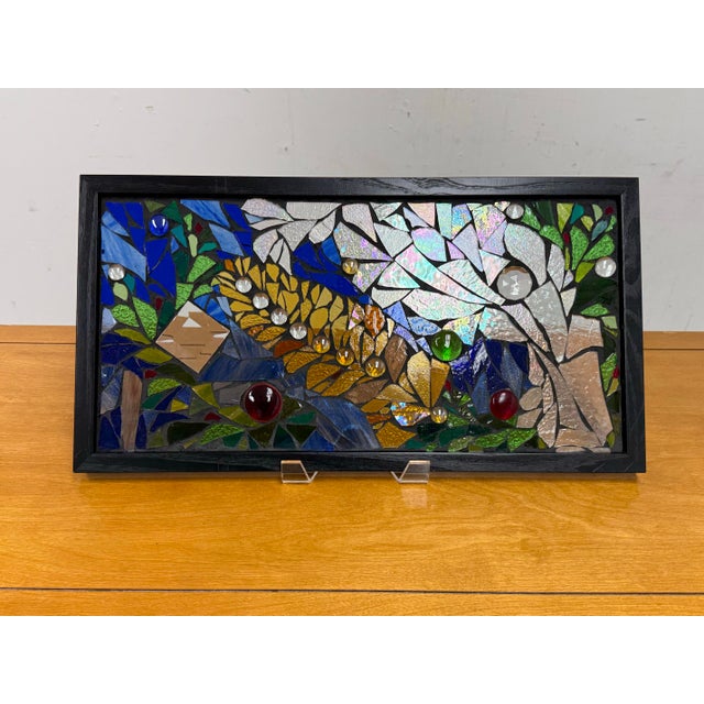Katie Wolf Stained Glass Mosaic For Sale - Image 11 of 12