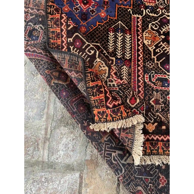 Tribal Authentic Tribal Geometric Hallway Rug - 3.4 X 12.5 Ft For Sale - Image 3 of 7