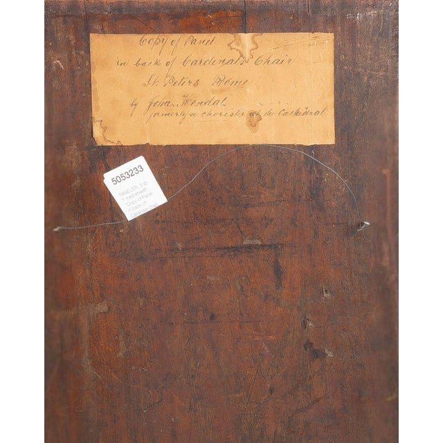 Set of Three 19th Century Carved Panels, St. Peter's Rome Provenance, Renaissance Revival For Sale - Image 11 of 15