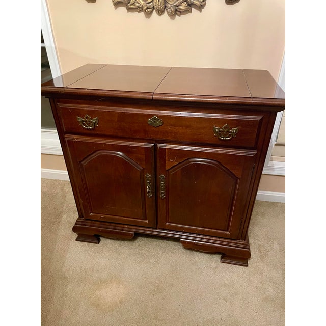 American 1960s American Drew Cherry Grove Server For Sale - Image 3 of 3