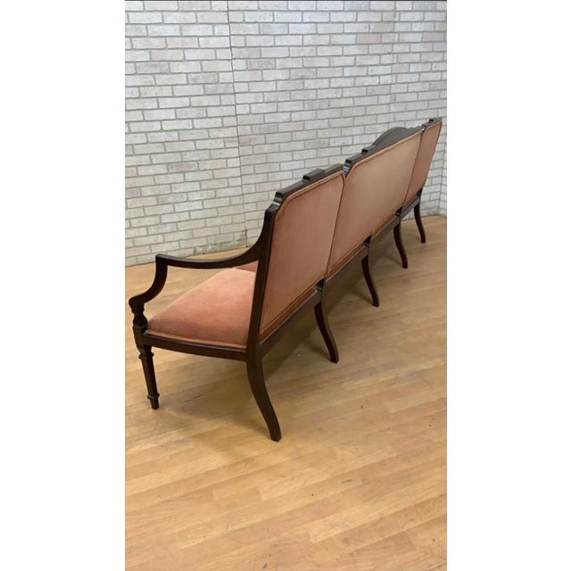 Vintage Federal Style Extra Long Hall Bench For Sale In Chicago - Image 6 of 11