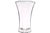 Tall eight inch substantial sparkling crystal clear glass 6 panel bouquet vase with starburst . Perfect for long stemmed...