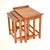Art Deco Figured Walnut Nesting Tables, 1930s, Set of 3 For Sale - Image 4 of 13