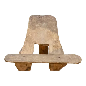 Antique Primitive African Low Chaise