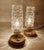 Vintage Bubble Glass Table Lamps, 1970s, Set of 2 For Sale - Image 4 of 14