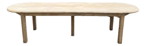 Large Oak Community Table, 1800s