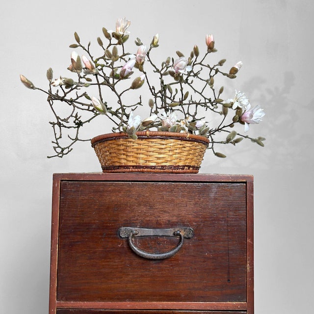 Wood Antique Japanese Tansu with Drawers, 1910s For Sale - Image 7 of 15