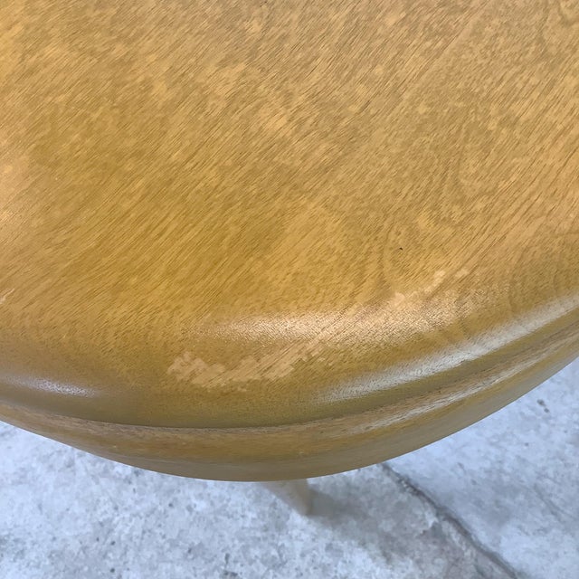 Vintage Heywood-Wakefield Wheat Extension Dining Table For Sale - Image 14 of 18
