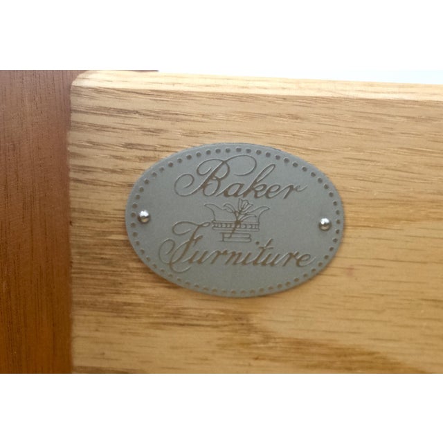 Baker Banded Inlayed Demi Lune Federal Sideboards MINT! For Sale - Image 14 of 18