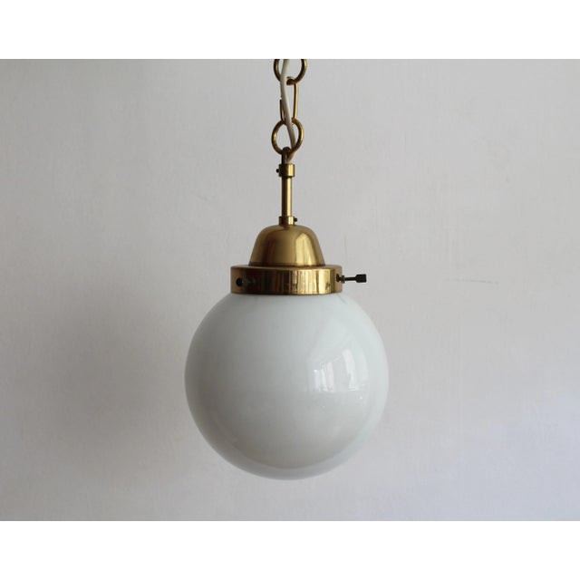 1920s Art Nouveau Ceiling Lamp, 1920s For Sale - Image 5 of 8