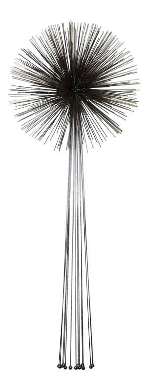 Curtis Jere Mid-Century Modern Mixed Metal Starburst Pom Pom Wall Sculpture