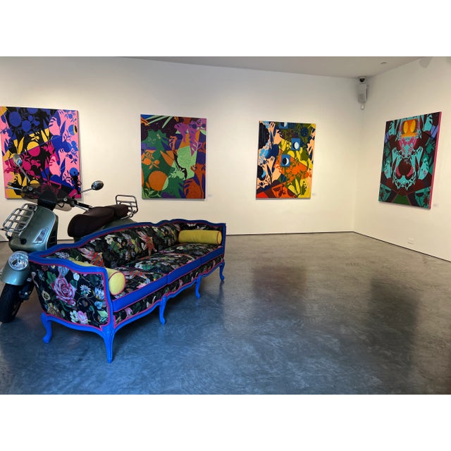 "Whisper of the Dawn" Contemporary Original Abstract Acrylic Painting by Albert Leon Sultan For Sale - Image 11 of 11