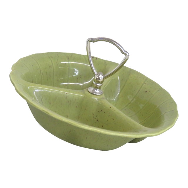 Lane and Co 1960 Van Nuys California 3000 Divided Serving Tray With Handle 4637b For Sale