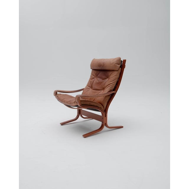 Siesta Chairs and Ottoman by Ingmar Relling for Westnofa, 1960s, Set of 3, in Very Good conditions. Designed 1960 to 1969...