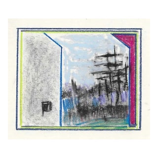 1990s Charles Dudley Contemporary Landscape Pastel For Sale