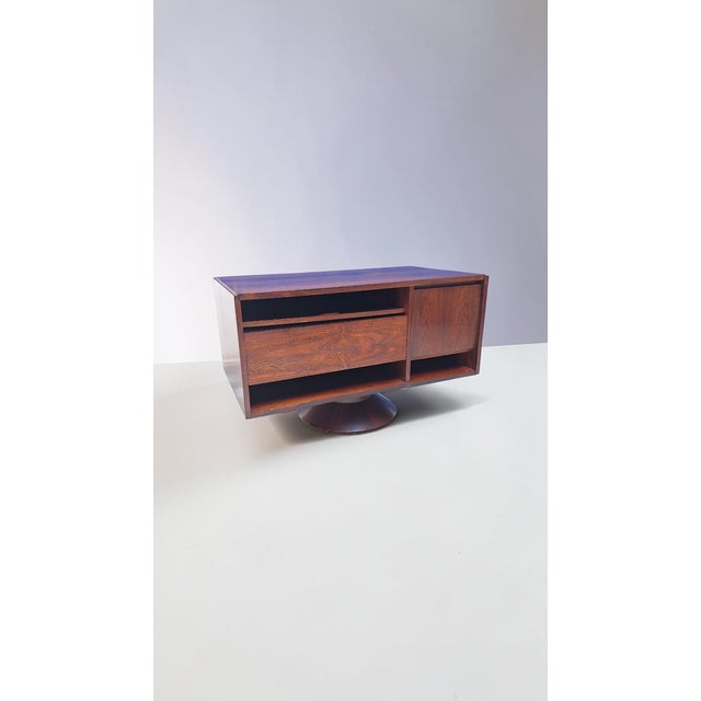 Revolving Bar Cabinet by Gianfranco Frattini for Bernini, Italy, 1960s For Sale - Image 13 of 13