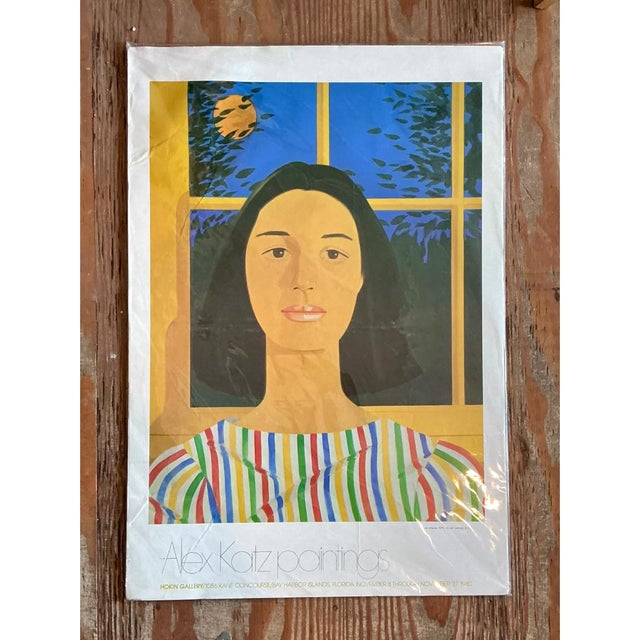 1980s 1980 Alex Katz Hokin Gallery Exhibition Poster For Sale - Image 5 of 12