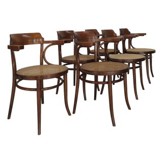 Vintage Chairs by Michael Thonet for Thonet, 1930s, Set of 6 For Sale