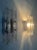 Mid-Century Modern Italian Murano Crystal Wall Lights from Poliarte, 1970s, Set of 2 For Sale - Image 3 of 6