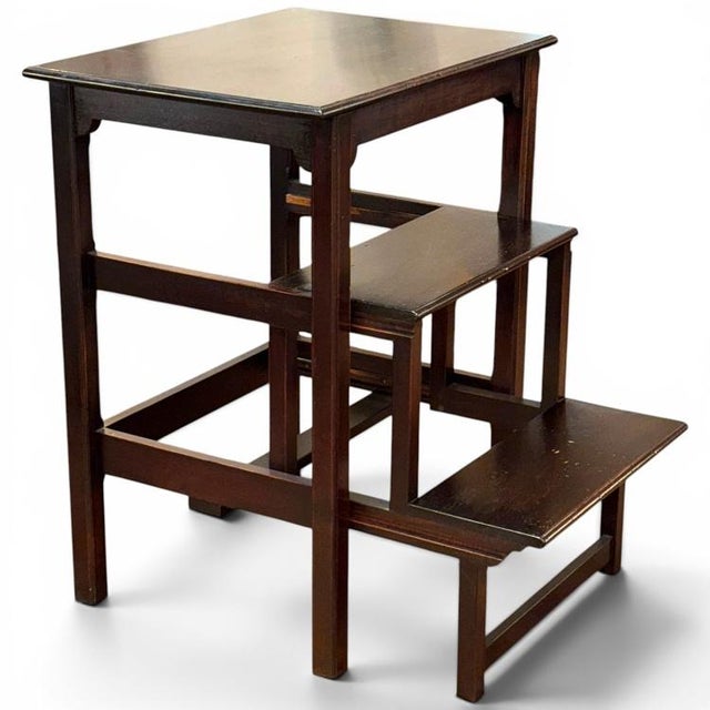 2010s Rose Tarlow Chippendale Table With Pull-Out Library Steps - 1 Piece For Sale - Image 16 of 16