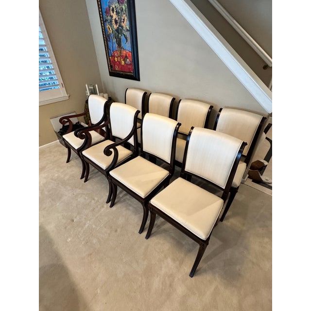 1990s Regency Dining Table and Chairs For Sale In San Francisco - Image 6 of 18