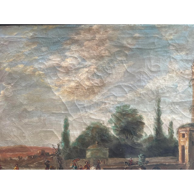 Antique European School Landscape For Sale - Image 9 of 11