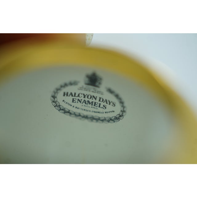Halcyon Days Enamels England May All Your Dreams Come True Egg Trinket Pill Box For Sale - Image 9 of 11