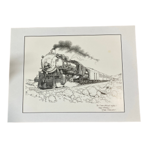 Ben Sargent Locomotive Train Print