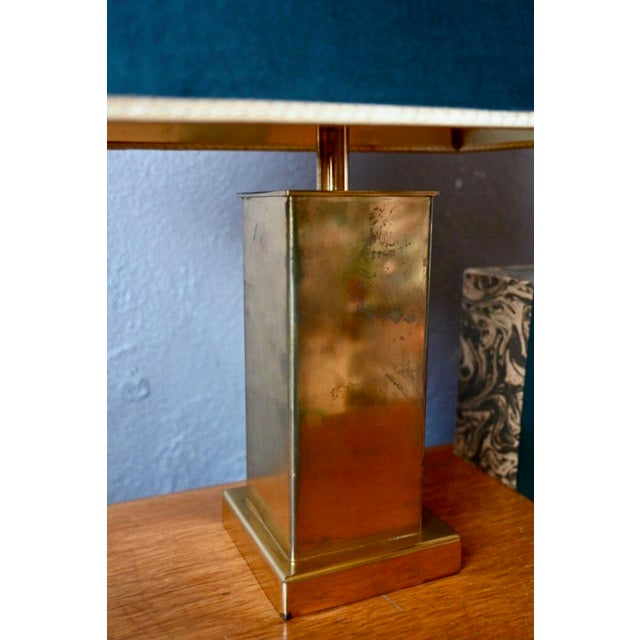 Large Regency Brass Table Lamp, 1960s For Sale - Image 9 of 16