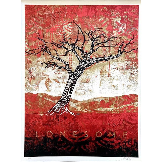 Shepard Fairey (Obey), Tom Dula (Black), Signed Screenprint For Sale - Image 5 of 5