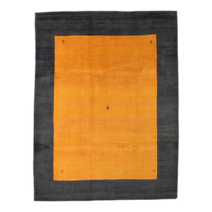 Vintage Hand-Knotted Persian Gabbeh Rug 8'8" X 11'5"